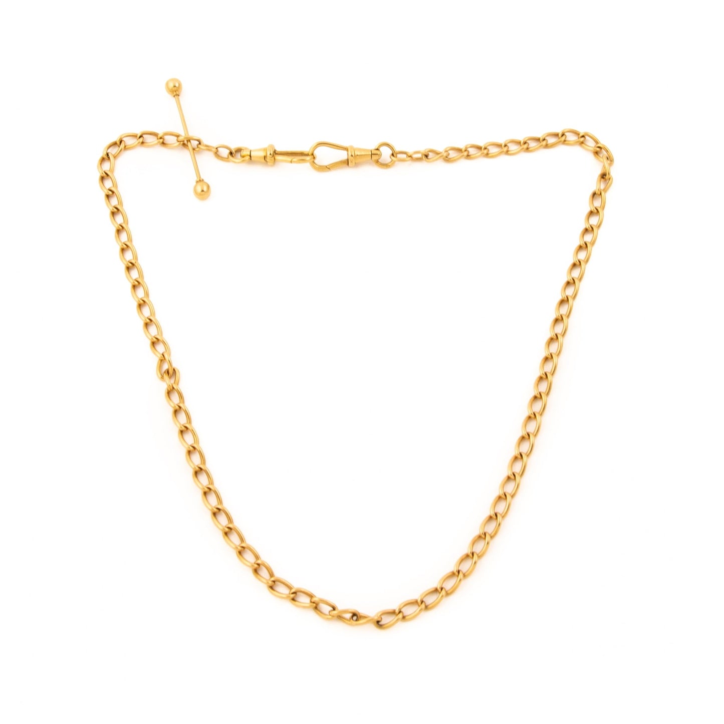 Gold Antique Lanyard Watch Chain - Kingdom Jewelry