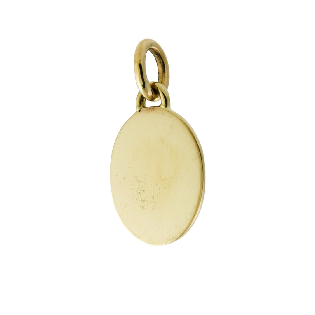 Gold Cameo Wax Seal Pendant - Kingdom Jewelry