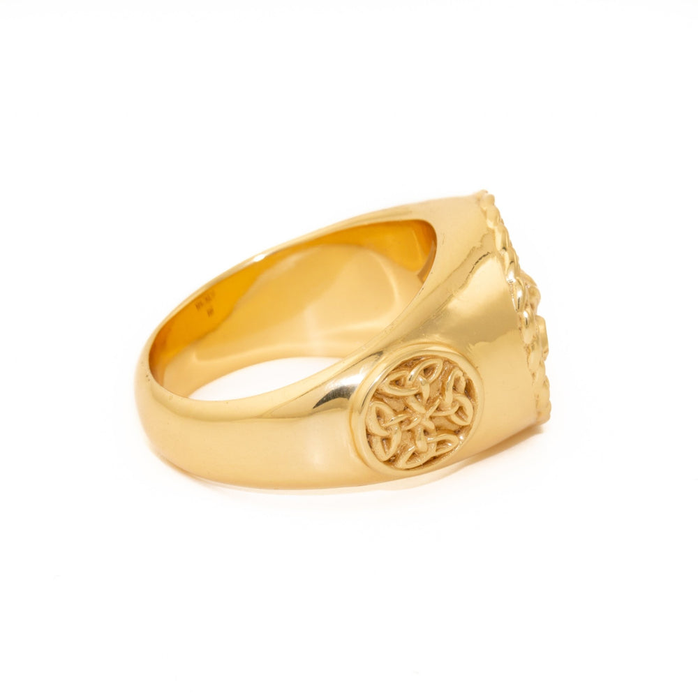 
                      
                        Gold "Celtic Aries" Ring - Kingdom Jewelry
                      
                    