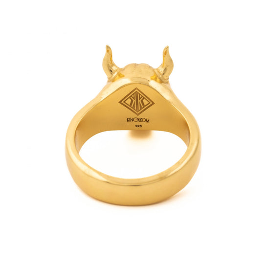 Gold Hannya Demon Ring - Kingdom Jewelry
