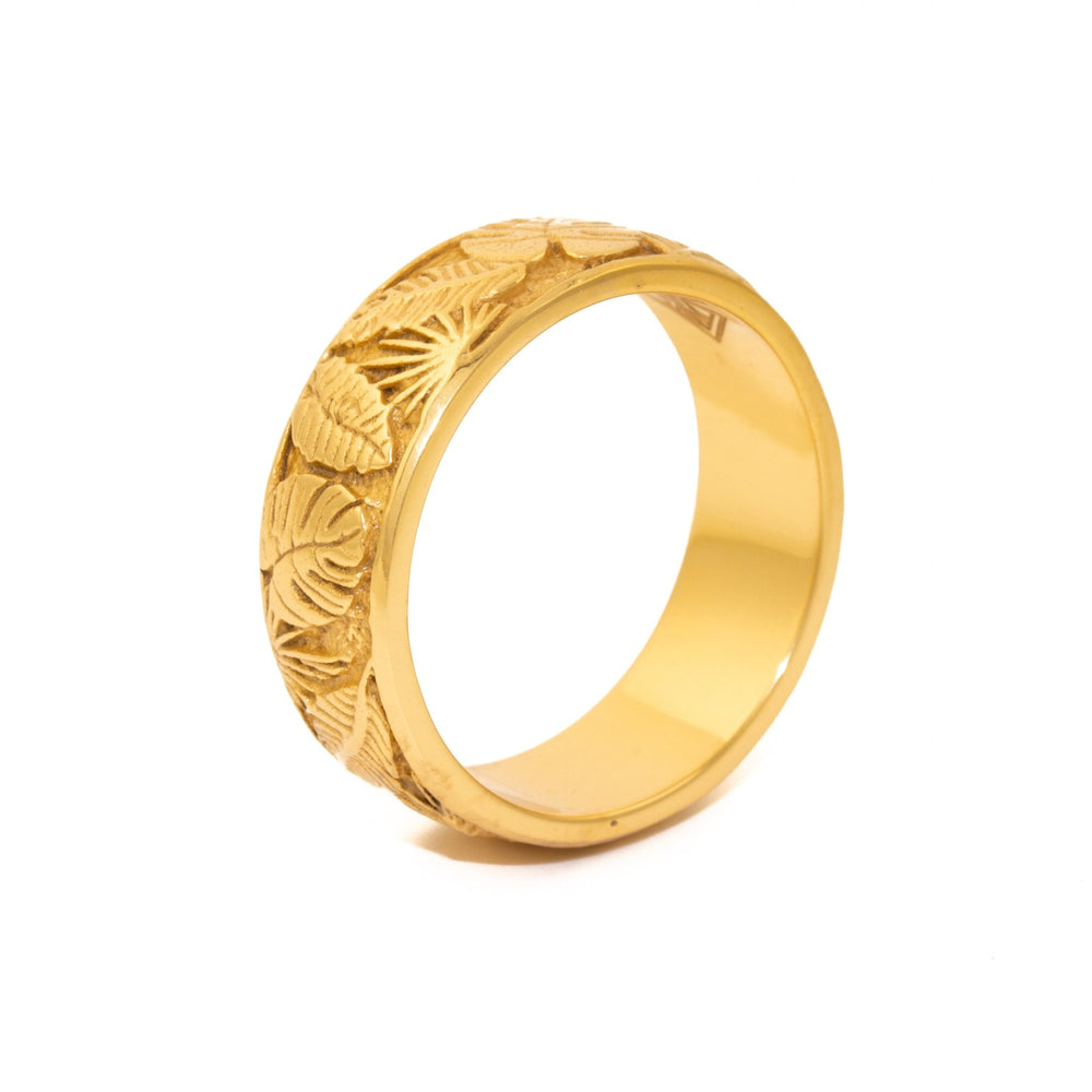 
                      
                        Gold Jungle Band Ring - Kingdom Jewelry
                      
                    