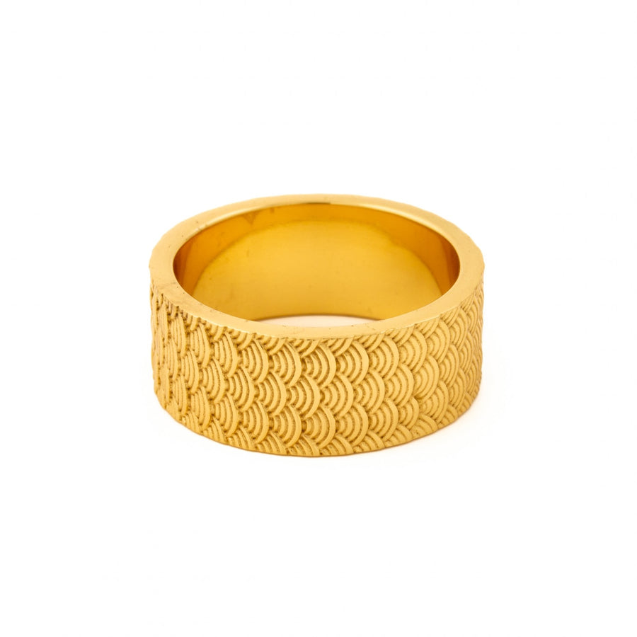 Gold Kappa Band - Kingdom Jewelry