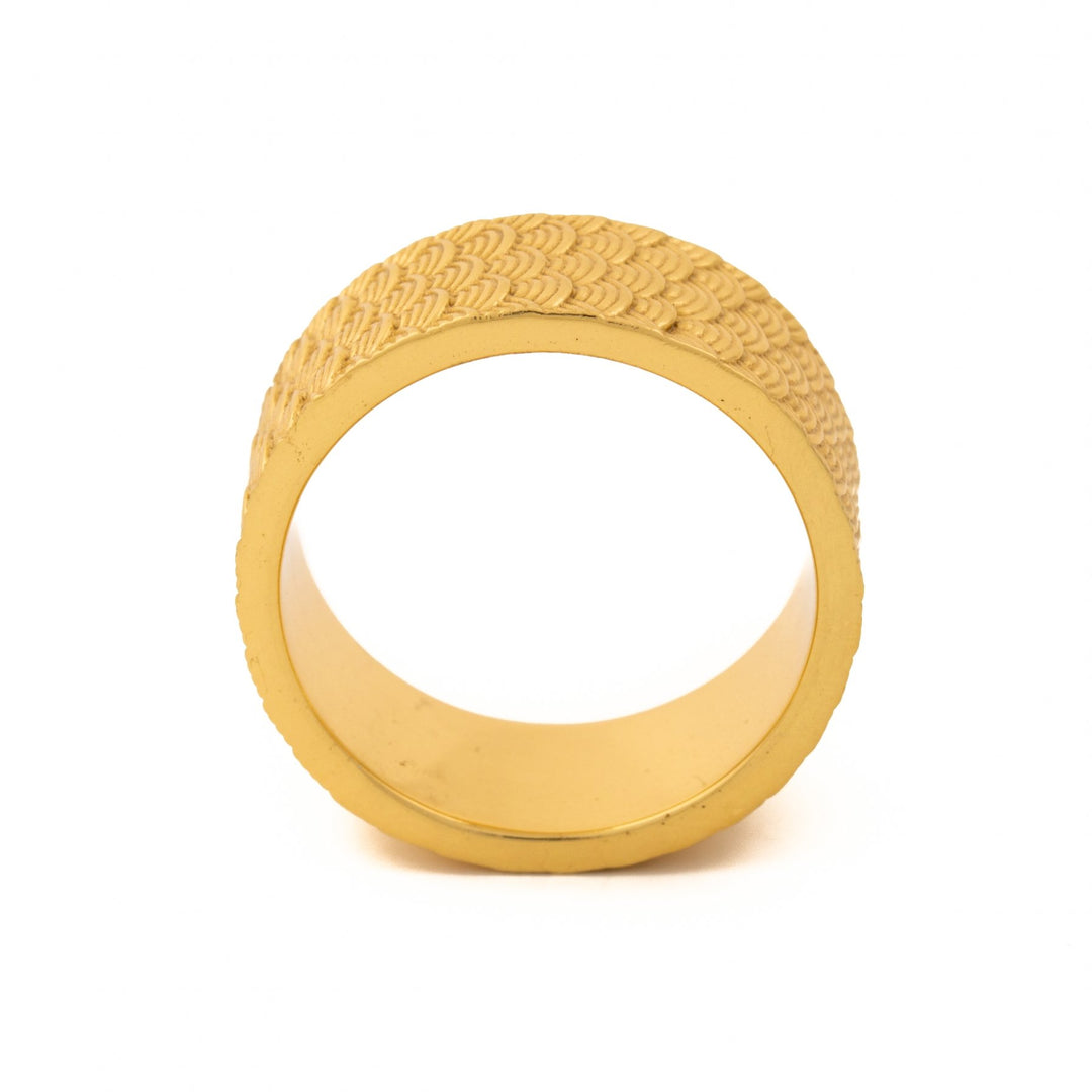 Gold Kappa Band - Kingdom Jewelry