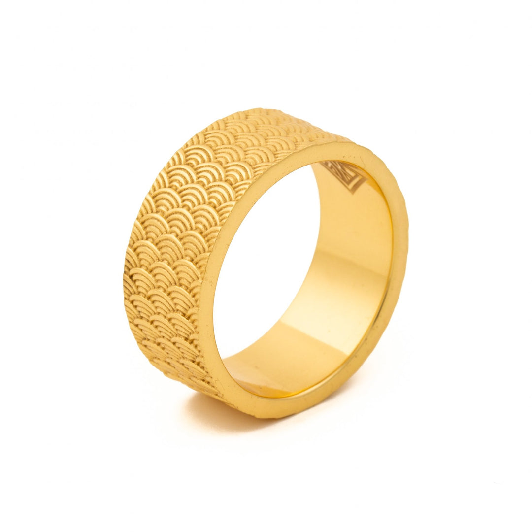 Gold Kappa Band - Kingdom Jewelry