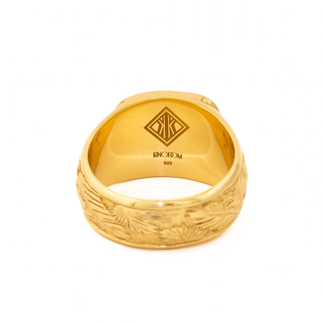 Gold "King of the Jungle" Signet - Kingdom Jewelry