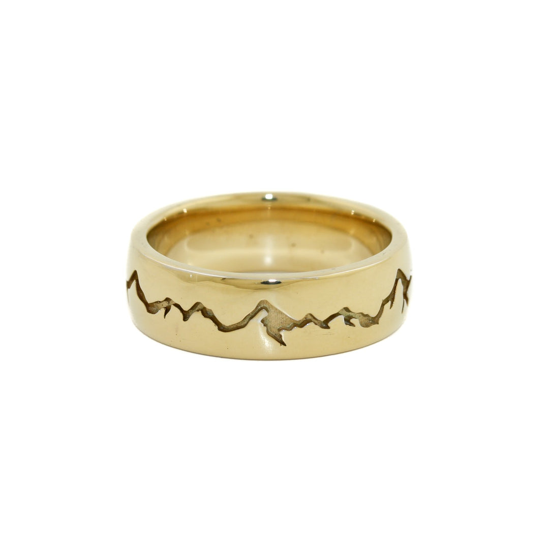 Gold Mountain Cigar Band - Kingdom Jewelry