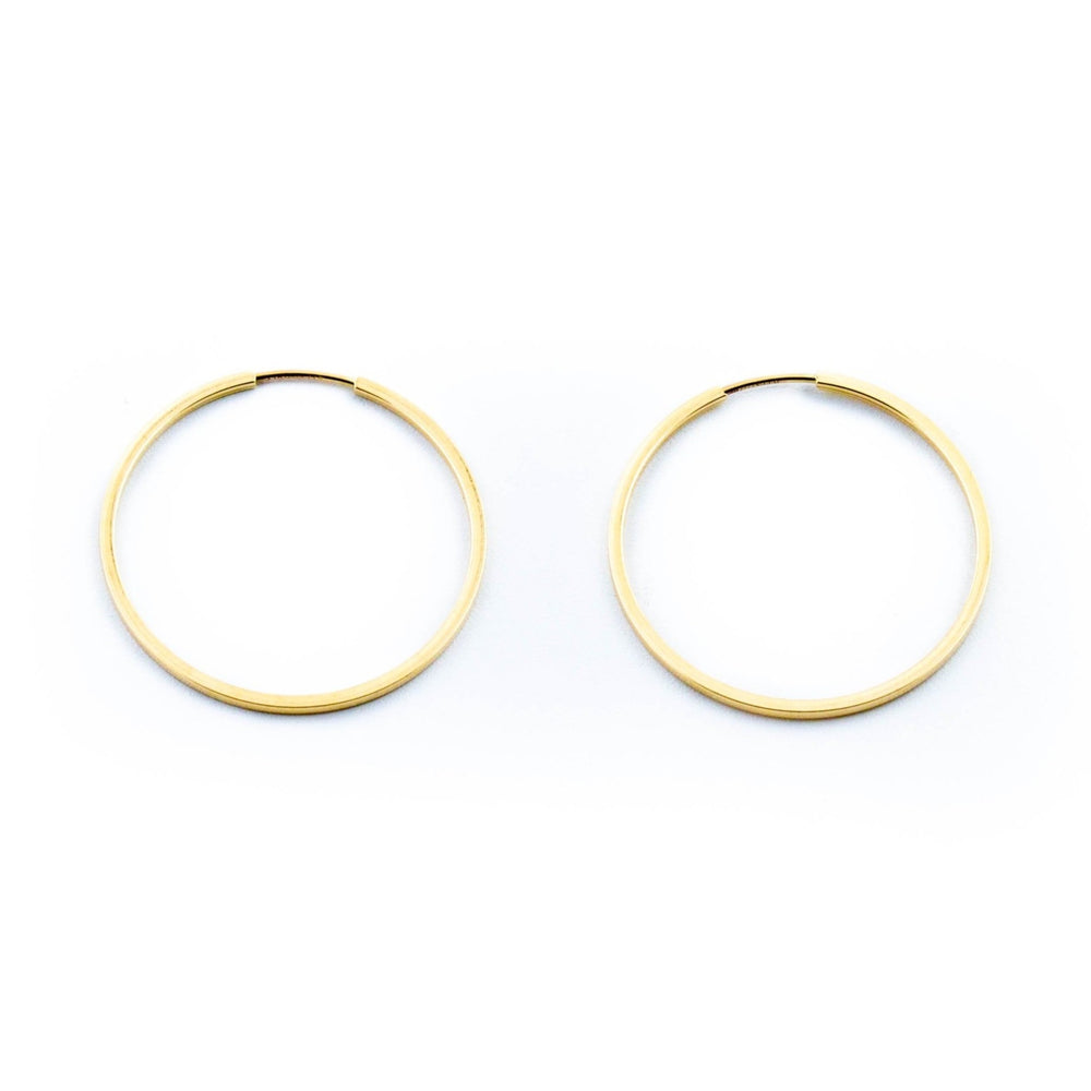 
                      
                        Gold Pipe Hoop Earrings - Kingdom Jewelry
                      
                    