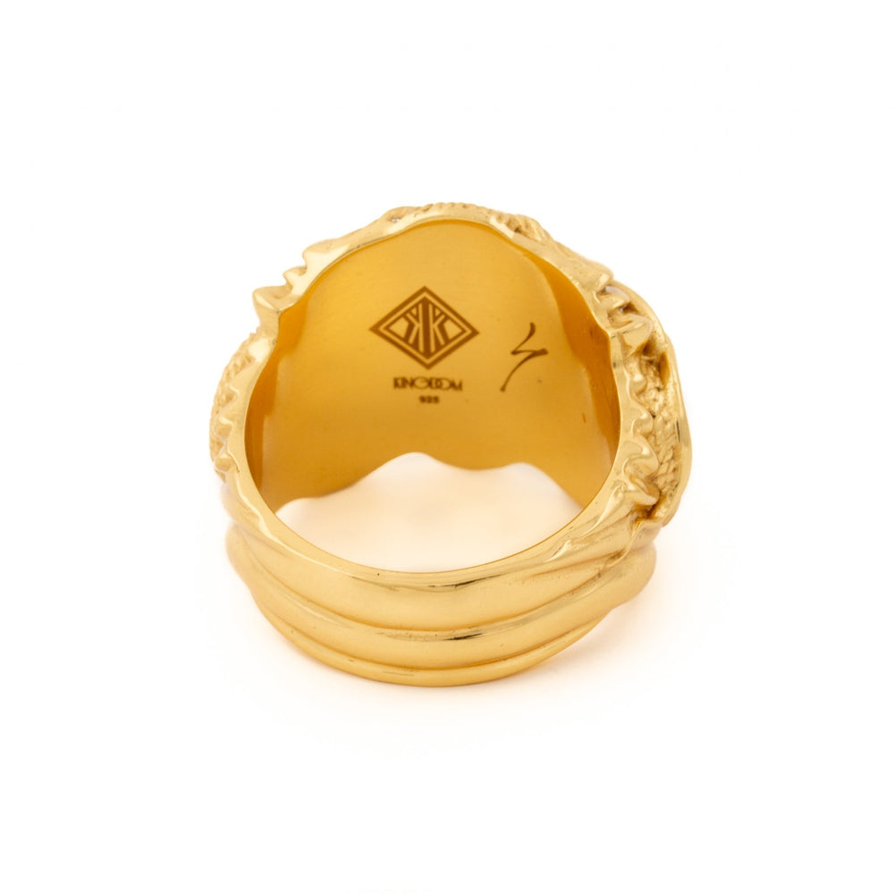 
                      
                        Gold "Serpent Queen Medusa" Ring - Kingdom Jewelry
                      
                    