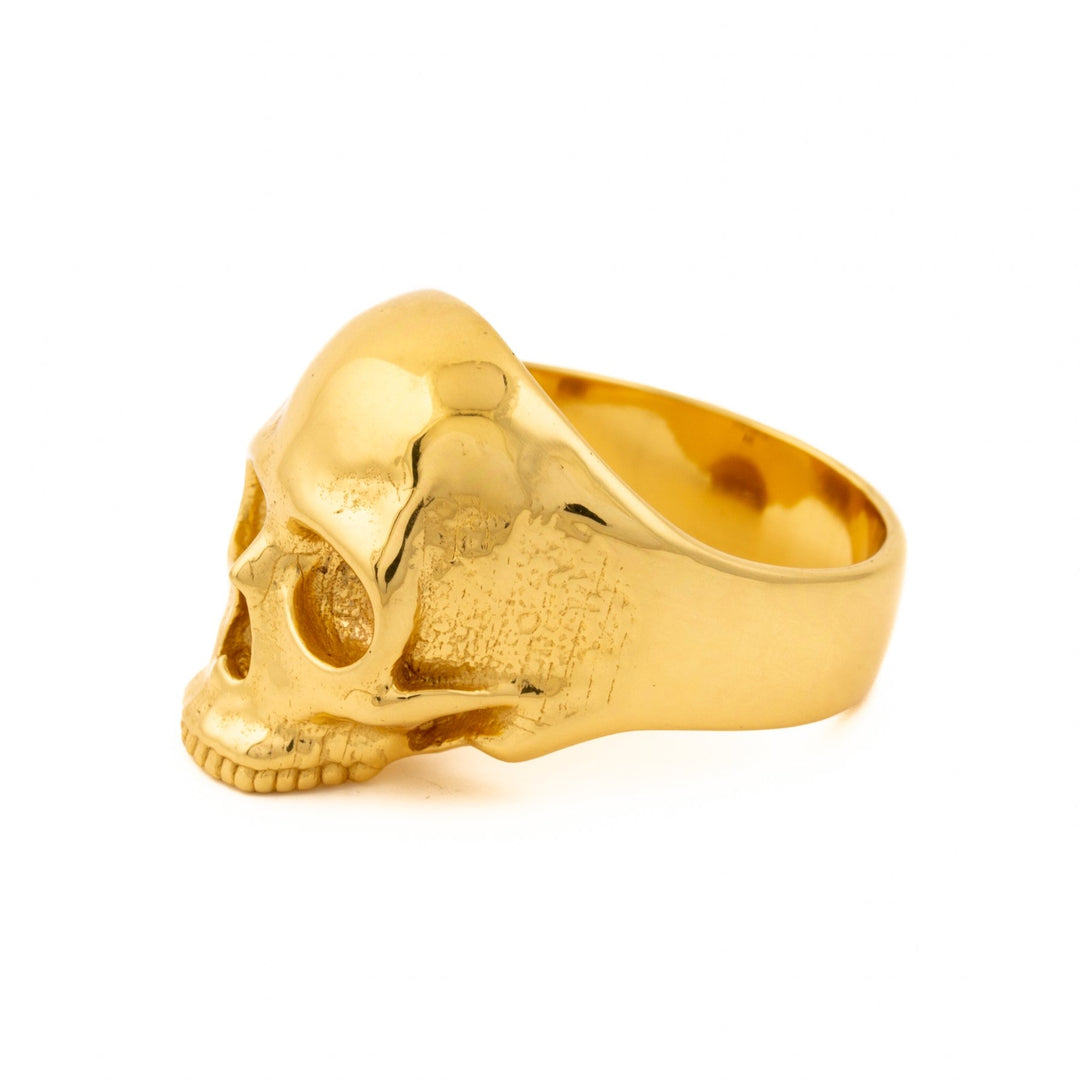 Gold Skull Ring - Kingdom Jewelry