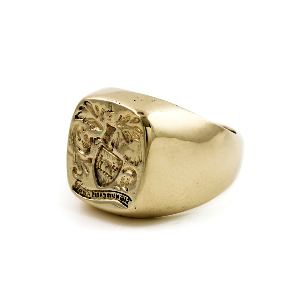 
                      
                        Gold Wax Seal Family Signet Ring - Kingdom Jewelry
                      
                    