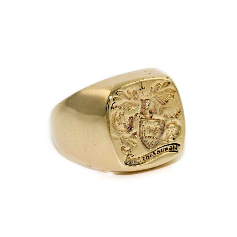 
                      
                        Gold Wax Seal Family Signet Ring - Kingdom Jewelry
                      
                    