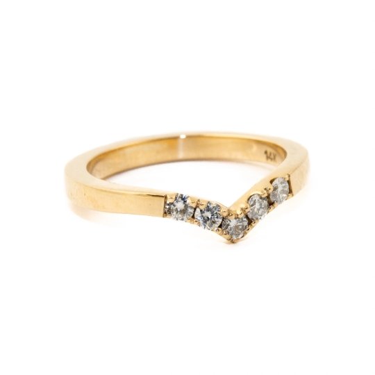 Gold x Diamond Tiara Band - Kingdom Jewelry