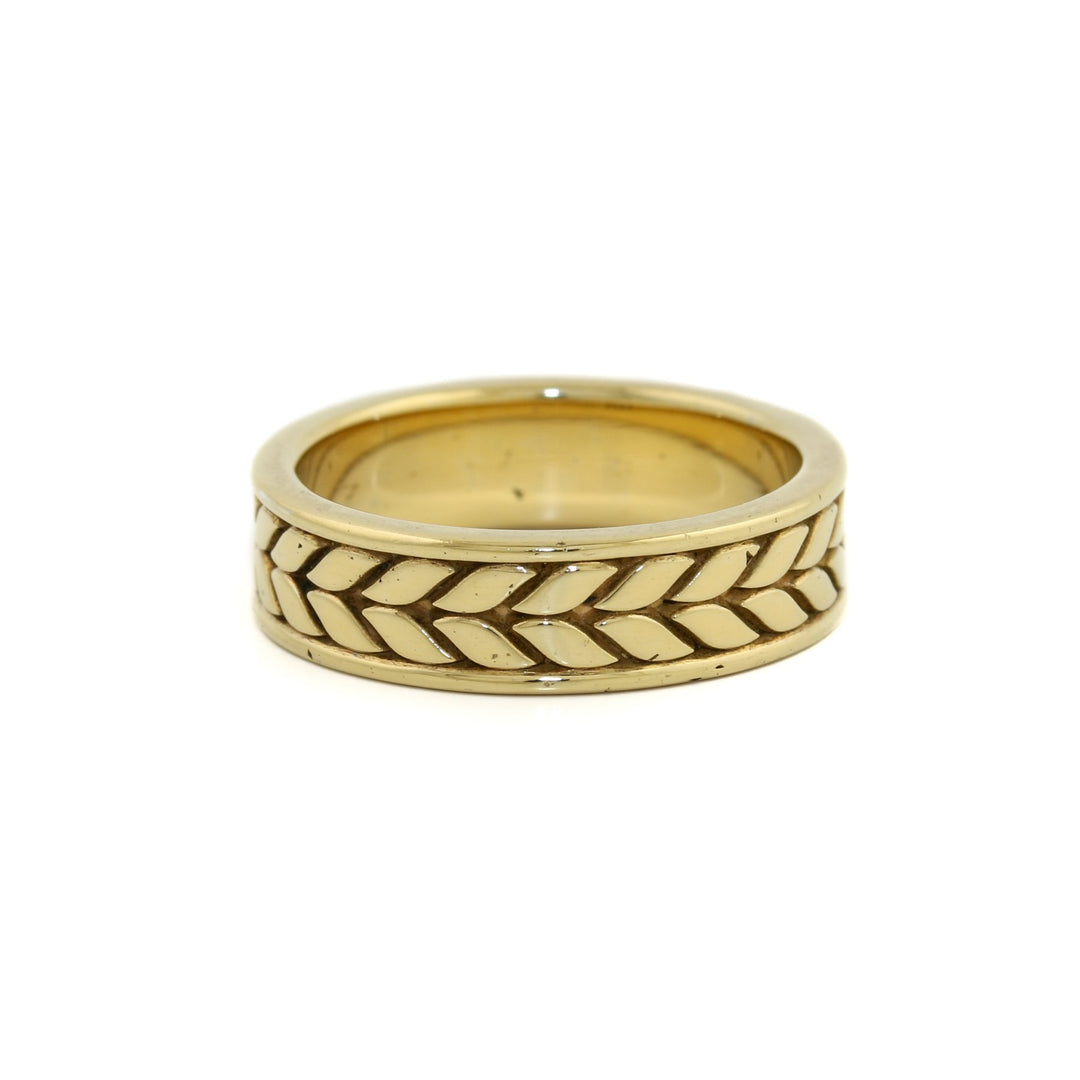 Gold x Hvete Cigar Band - Kingdom Jewelry