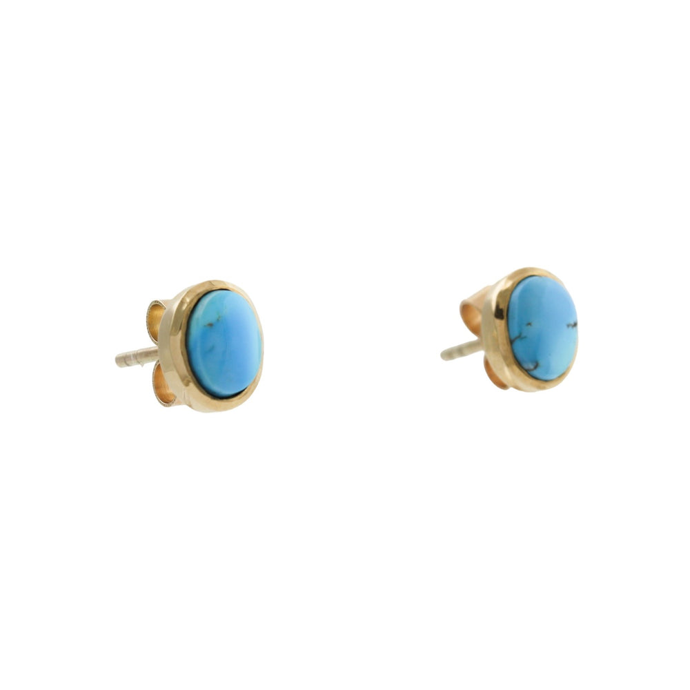 
                      
                        Golden Hills turquoise 14k Studs - Kingdom Jewelry
                      
                    