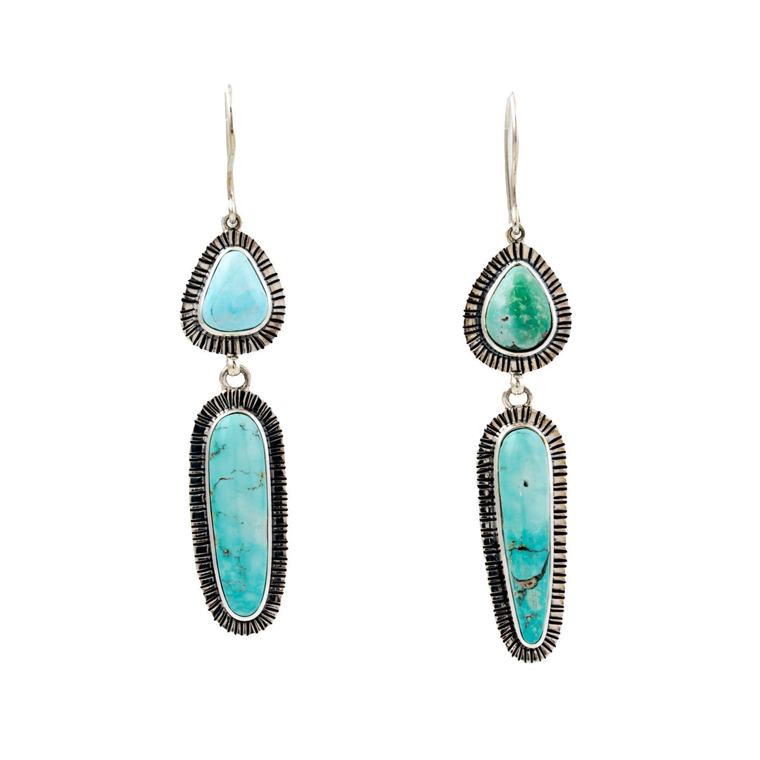 Gorgeous Tiered Kingman Earrings - Kingdom Jewelry