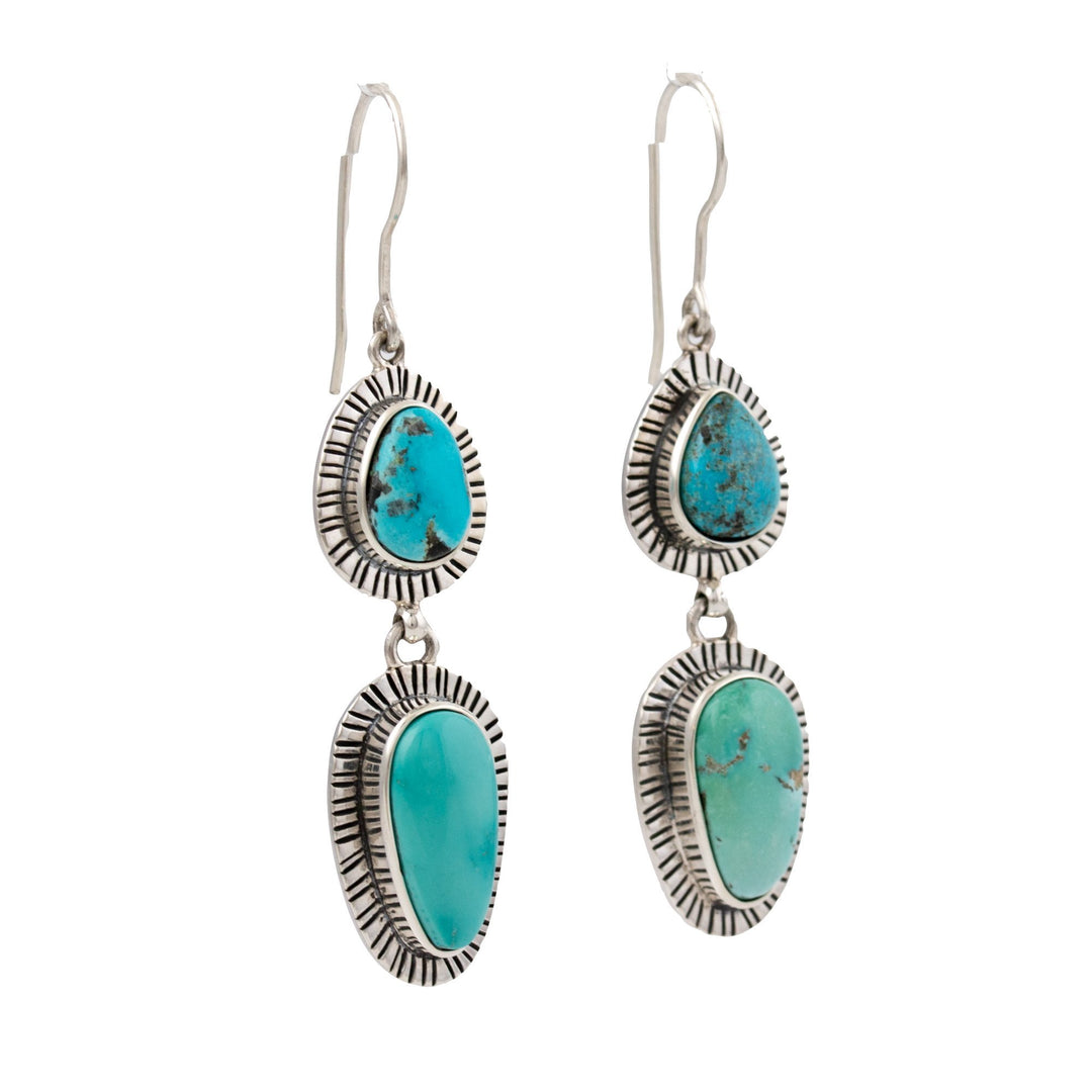 Gorgeous Tiered Kingman Earrings - Kingdom Jewelry