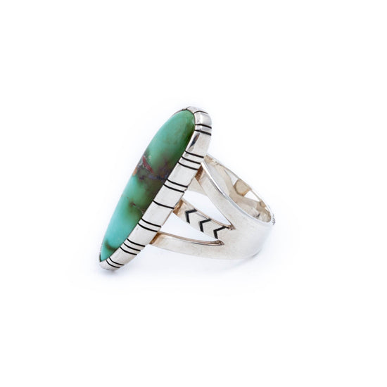 Green Teardrop Royston Ring - Kingdom Jewelry