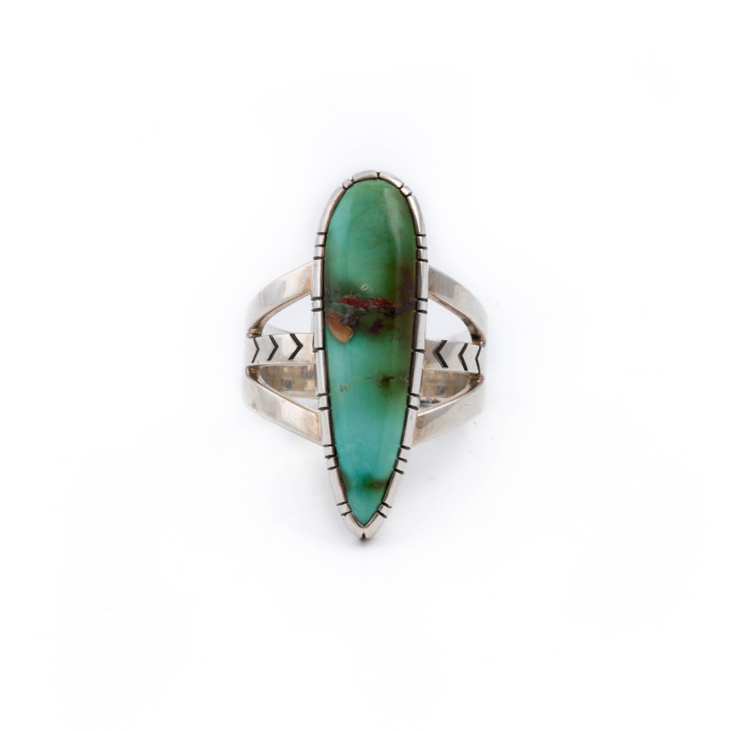 Green Teardrop Royston Ring - Kingdom Jewelry