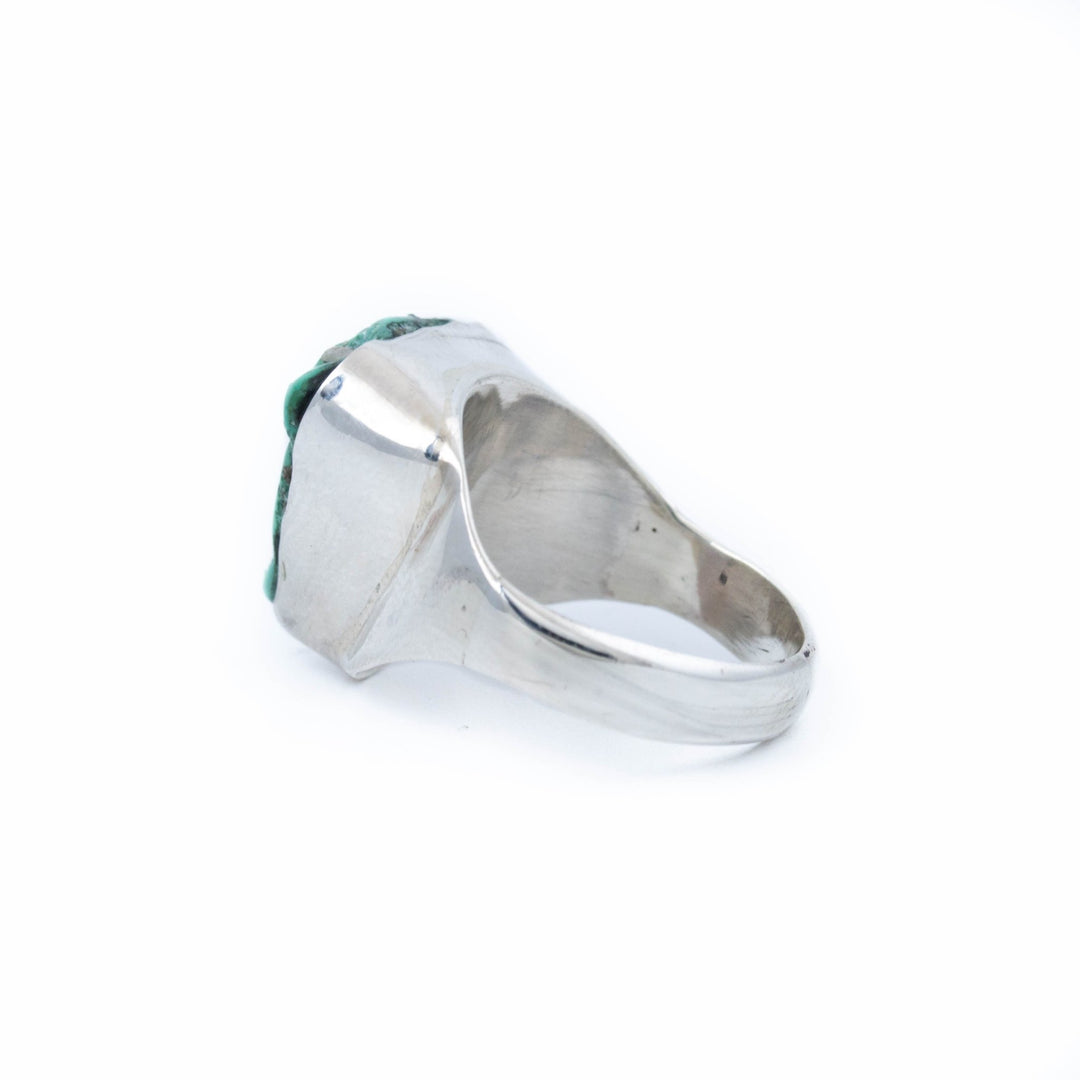 Green Turquoise Nugget Ring - Kingdom Jewelry