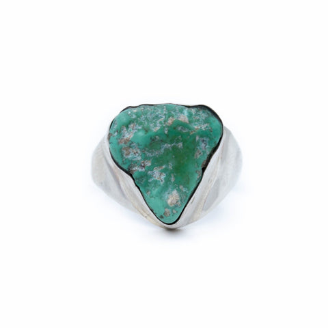 Green Turquoise Nugget Ring - Kingdom Jewelry