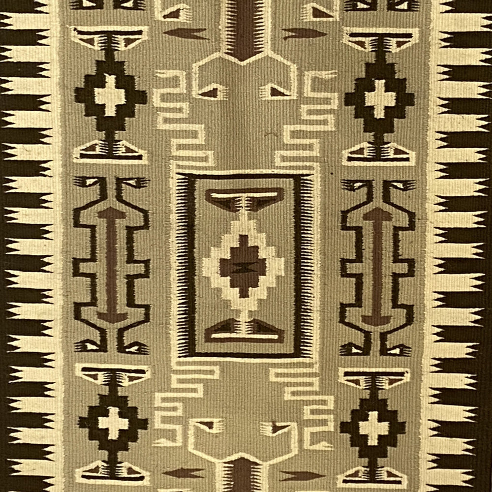 
                      
                        Grey-Toned Navajo Wool Rug - Kingdom Jewelry
                      
                    