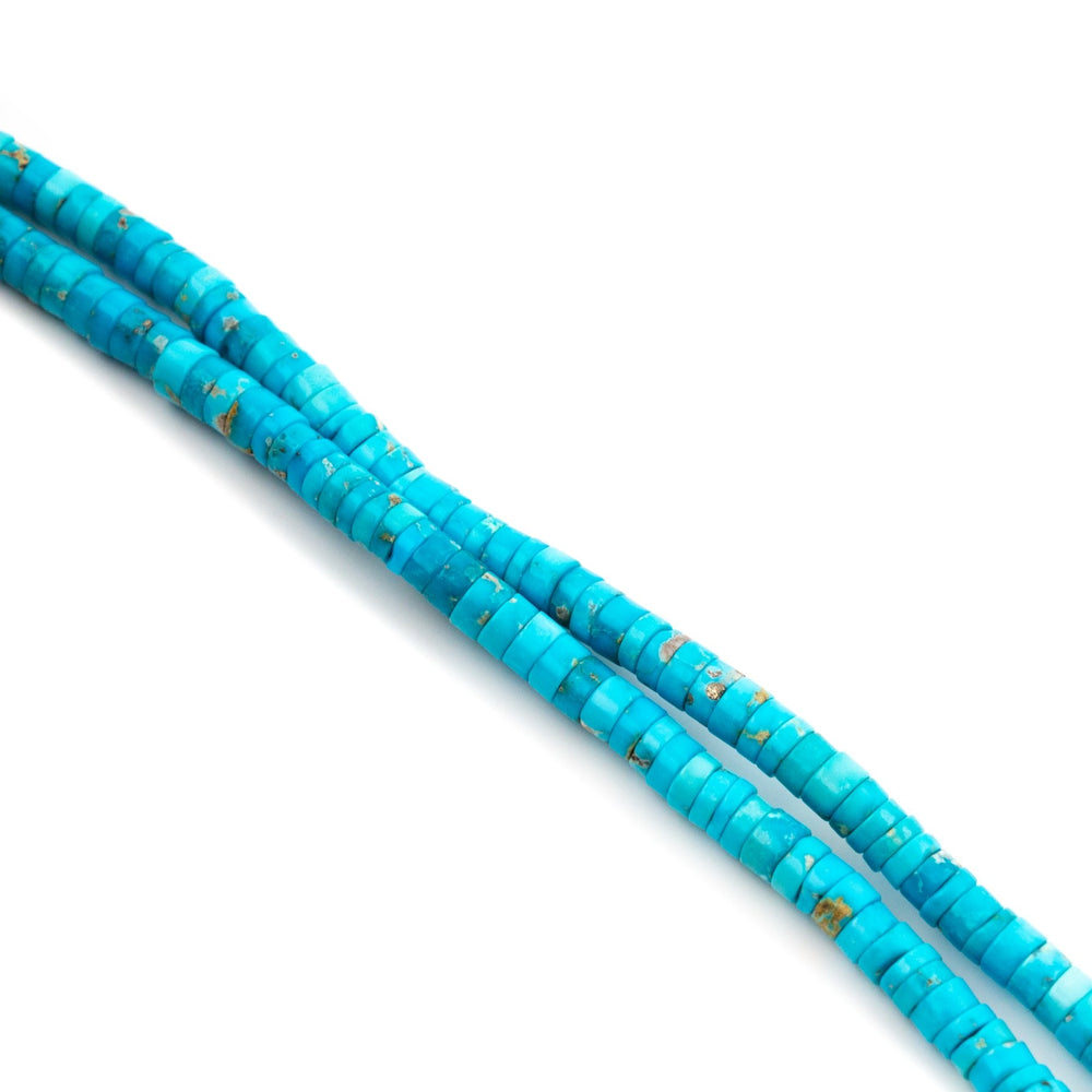 
                      
                        Heat Treated Turquoise Heishi Necklace 1 - Kingdom Jewelry
                      
                    