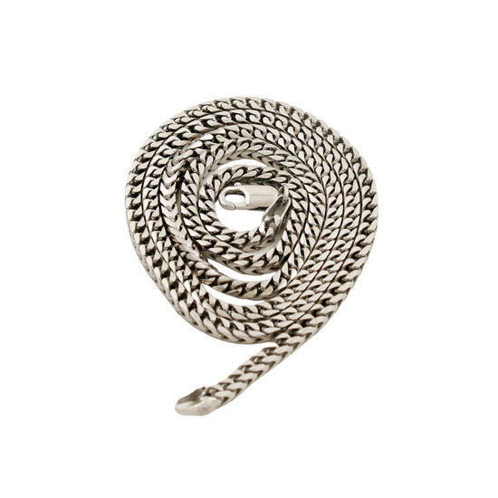Heavy Franco Link Silver Chain Necklace - Kingdom Jewelry