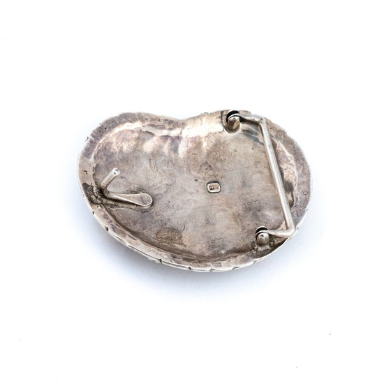 Heavy Navajo Silver Buckle - Kingdom Jewelry