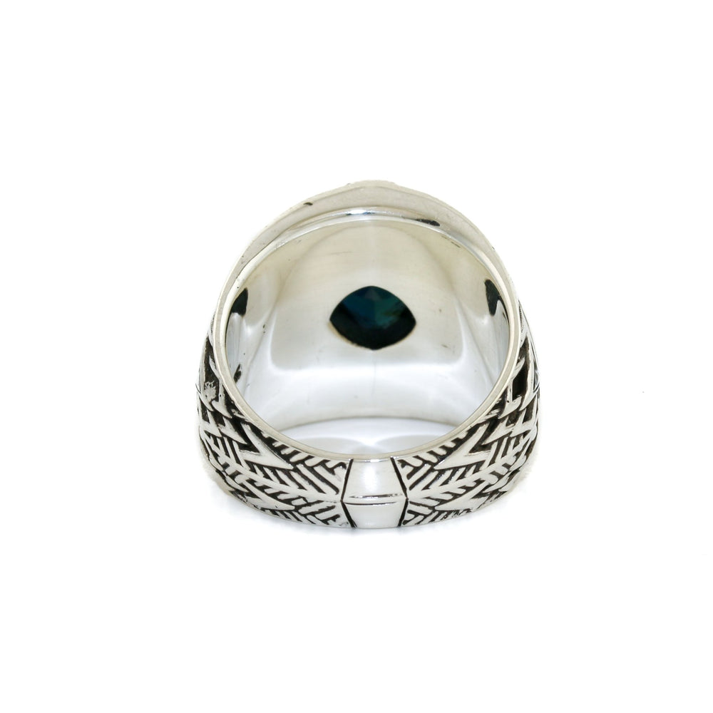 
                      
                        Heavy "Rigel" Signet x Blue Montana Sapphire - Kingdom Jewelry
                      
                    