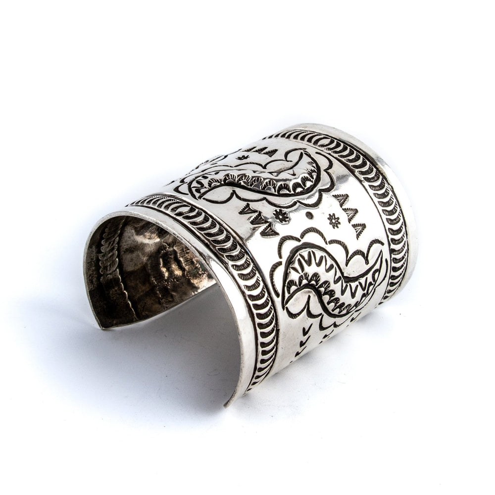 
                      
                        Heavy Stamped Repousse Cuff - Kingdom Jewelry
                      
                    