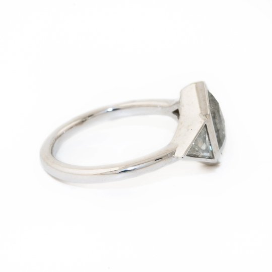 
                      
                        Hexagonal Salt and Pepper Diamond Ring - Kingdom Jewelry
                      
                    