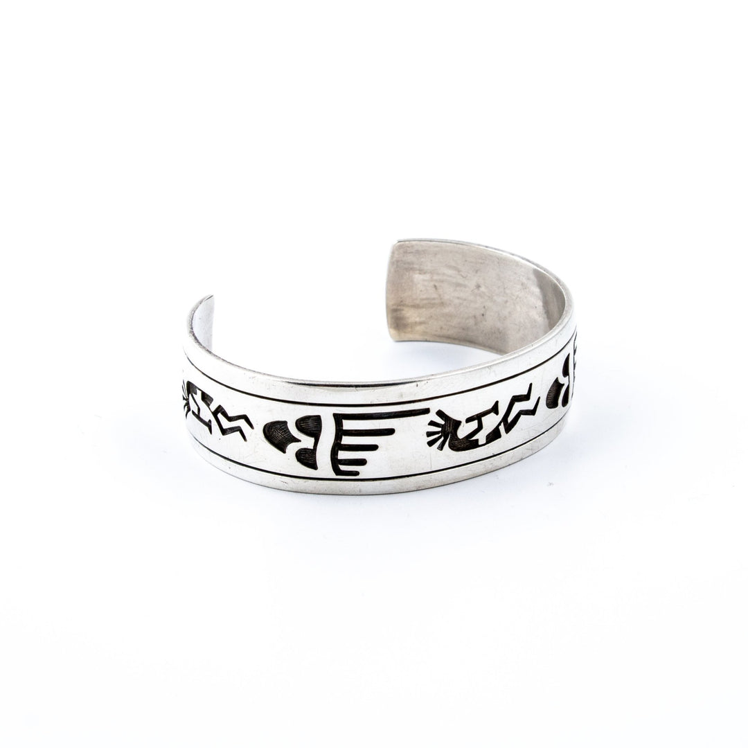 Hopi Storyteller Overlay Cuff - Kingdom Jewelry