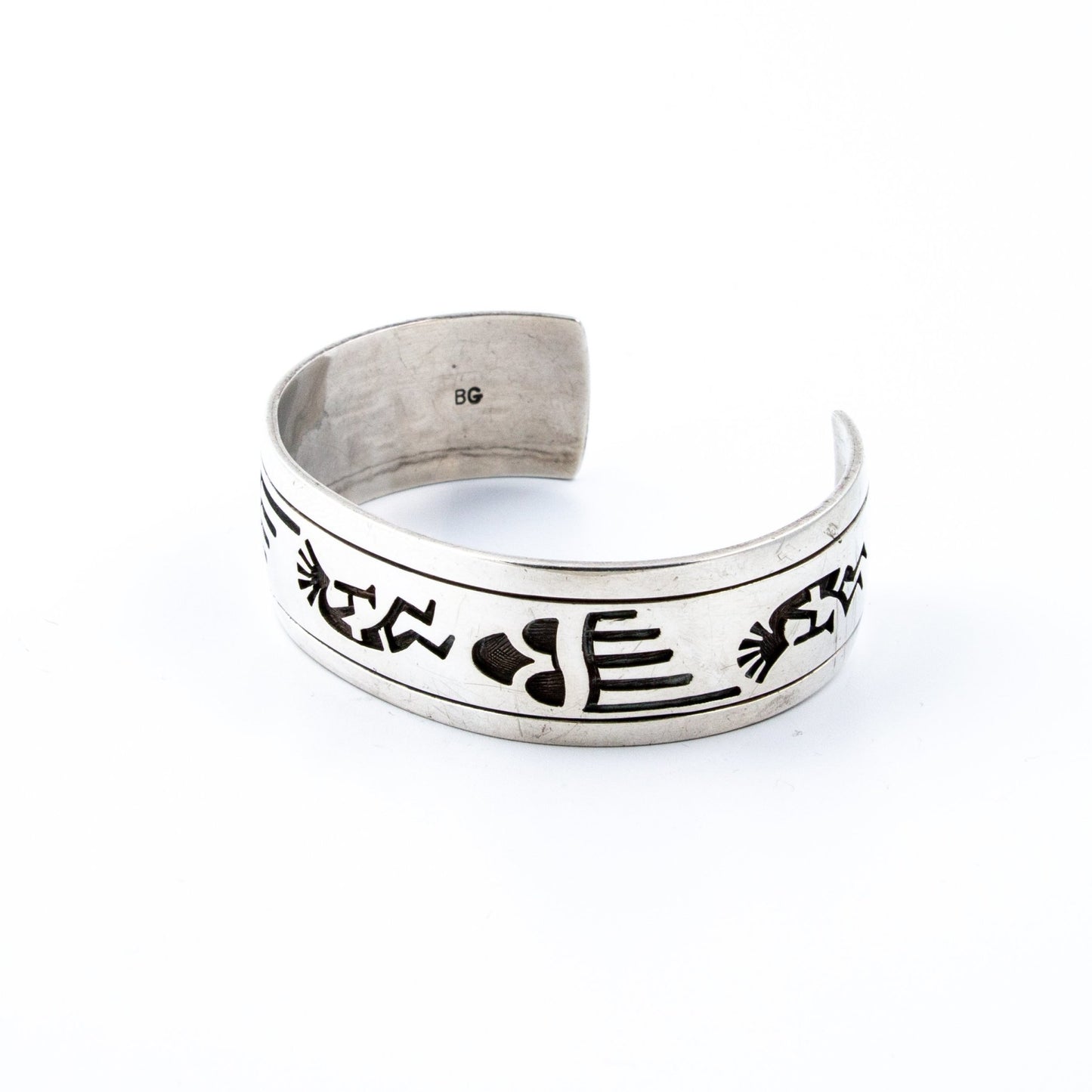 Hopi Storyteller Overlay Cuff - Kingdom Jewelry
