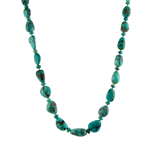 Hubei Turquoise Combo Beaded Necklace - Kingdom Jewelry