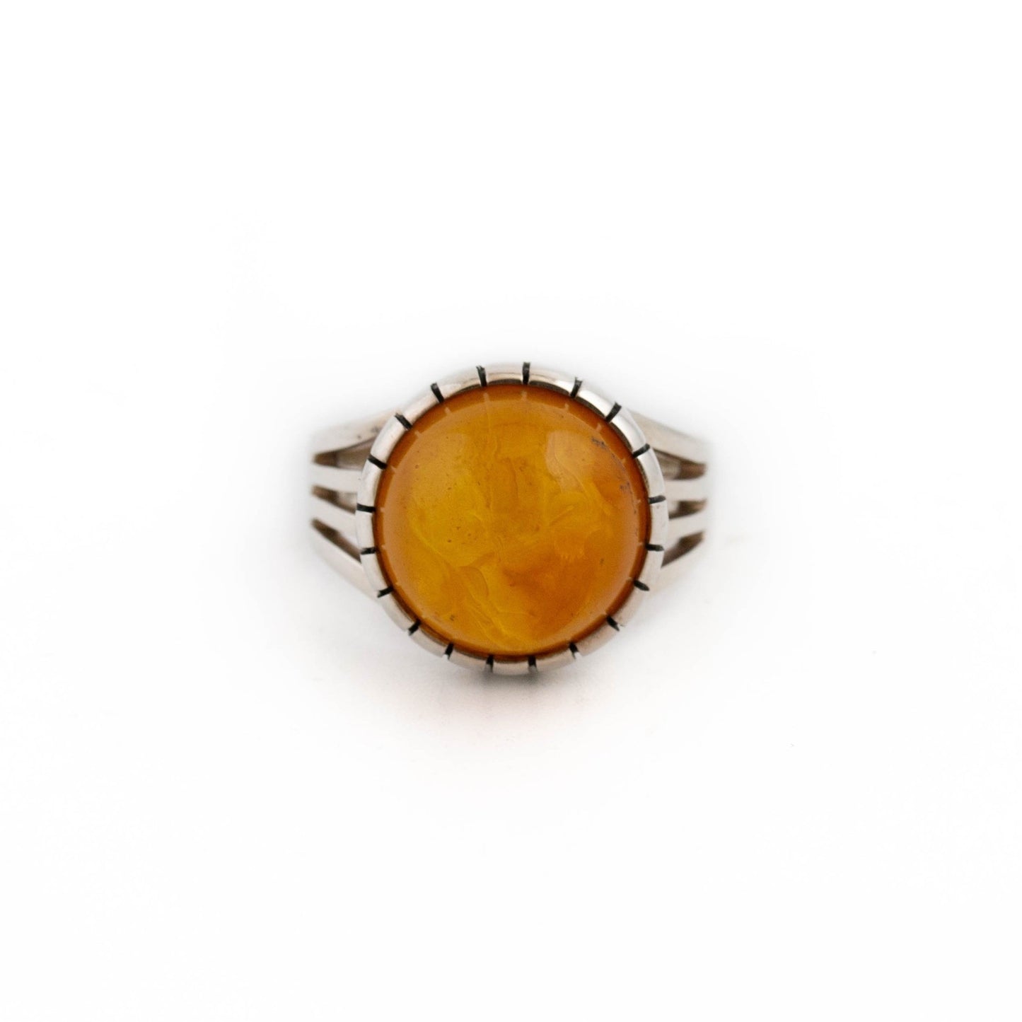 Humble Baltic Amber Ring - Kingdom Jewelry