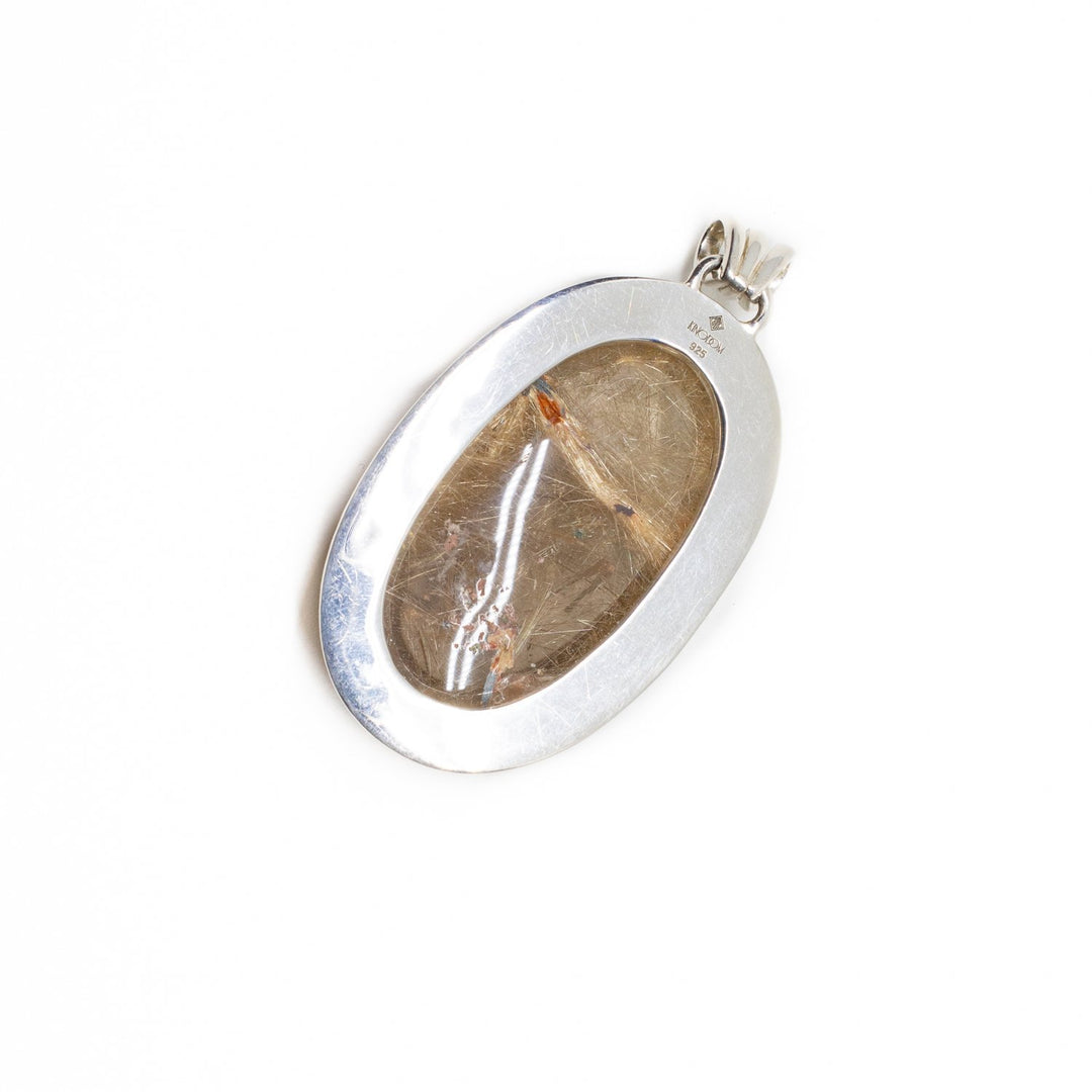 Illuminated Rutilated Quartz Pendant - Kingdom Jewelry