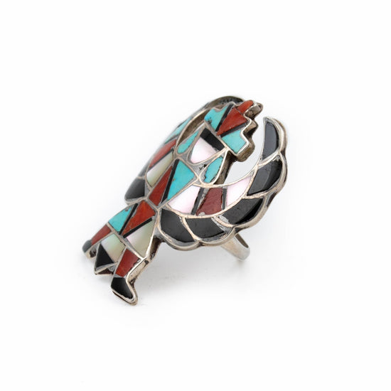 Inlay Harpy Zuni Ring - Kingdom Jewelry