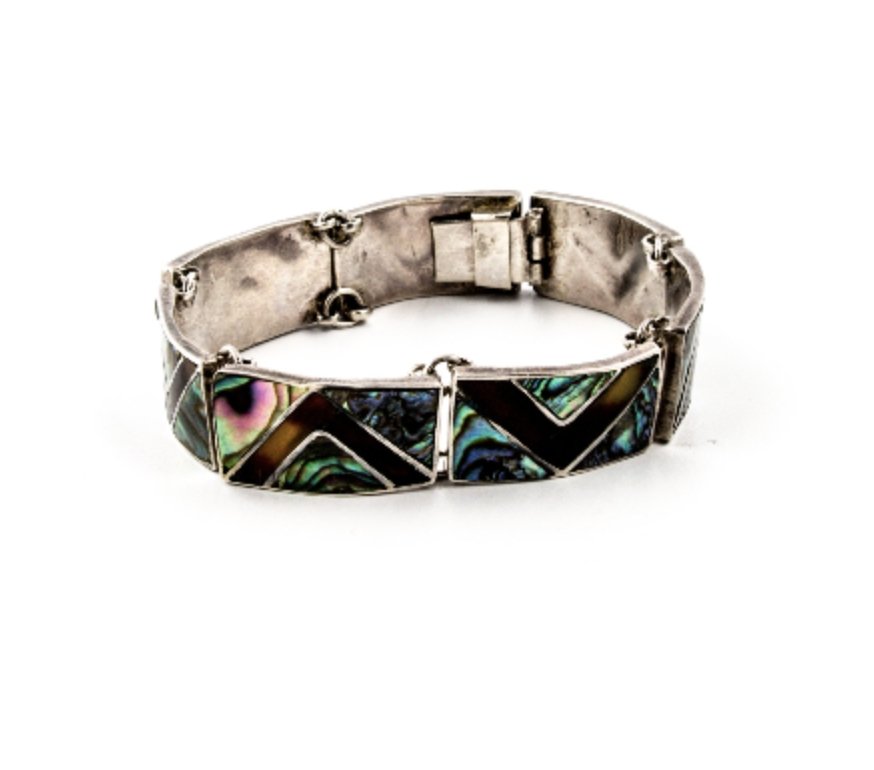 Inlay Mexican Abalone Bracelet - Kingdom Jewelry