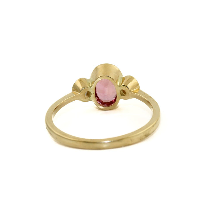 "Irina" Padparadscha Sapphire Ring - Kingdom Jewelry