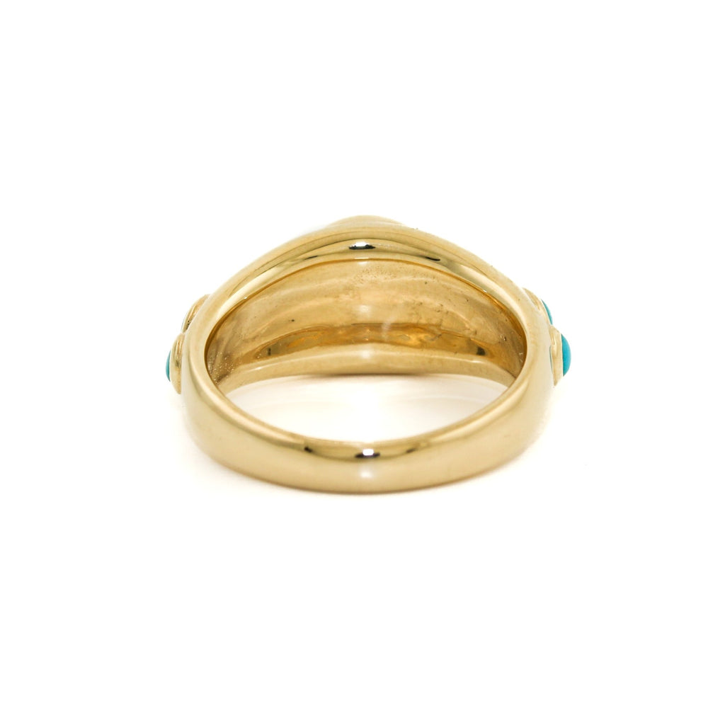 
                      
                        Jamila Turquoise 14k Gold Gypsy Ring - Kingdom Jewelry
                      
                    