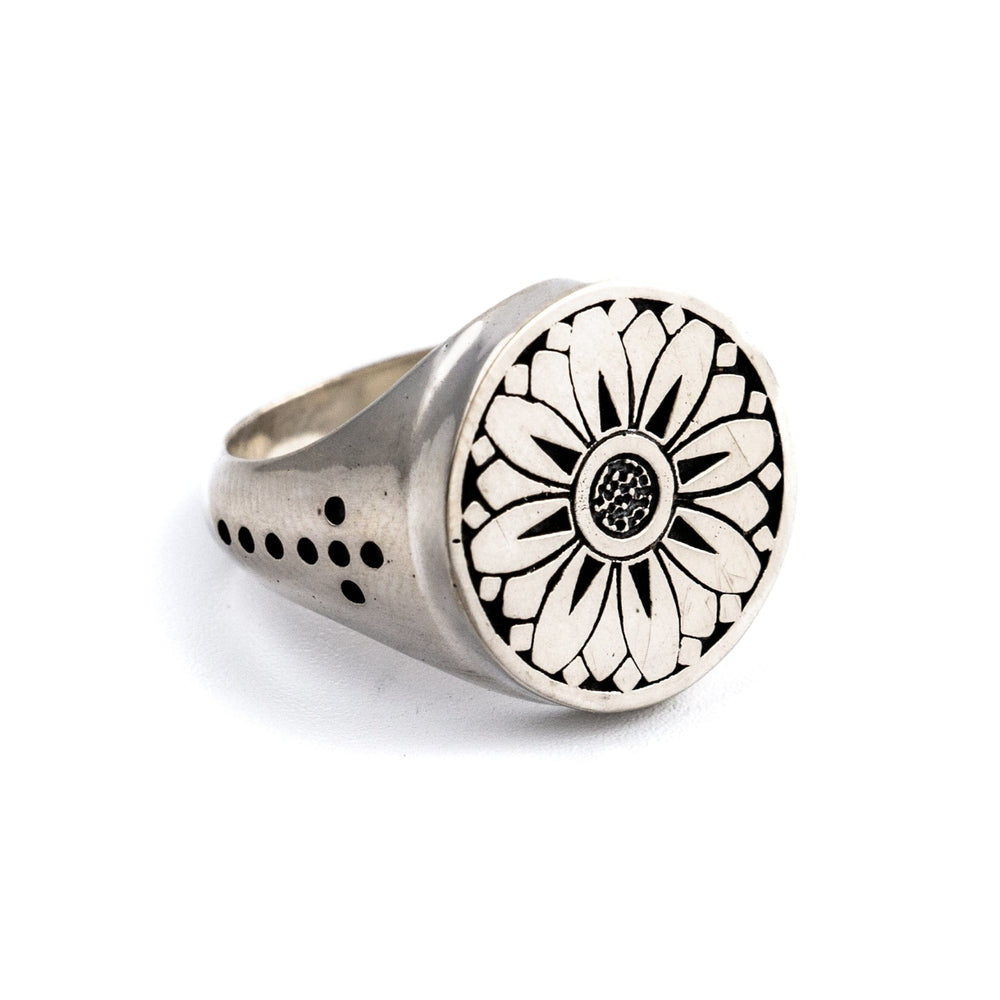 
                      
                        Japanese Sunflower Signet - Kingdom Jewelry
                      
                    