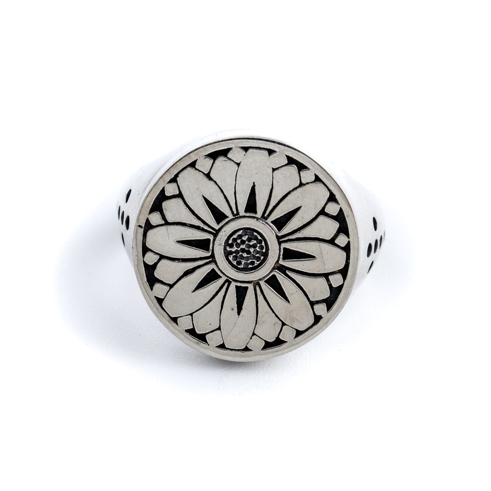 
                      
                        Japanese Sunflower Signet - Kingdom Jewelry
                      
                    