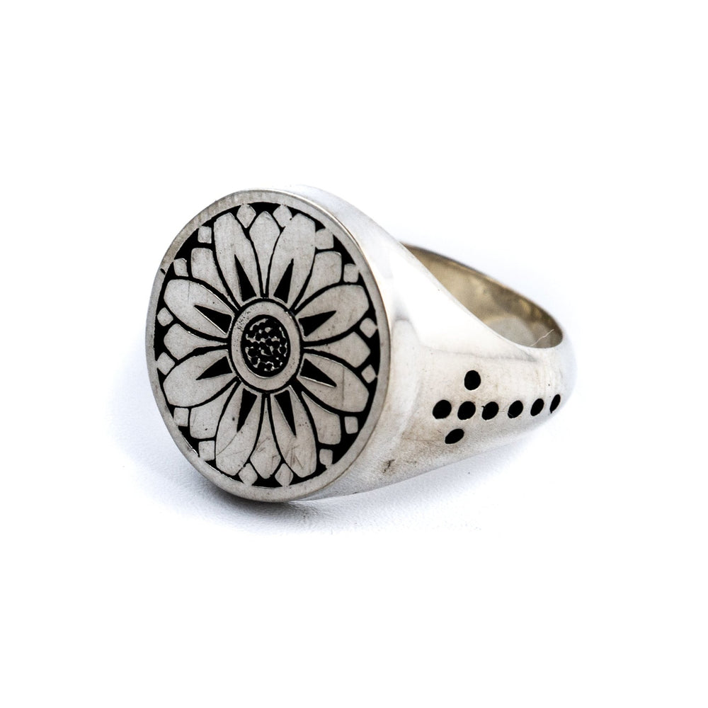 
                      
                        Japanese Sunflower Signet - Kingdom Jewelry
                      
                    