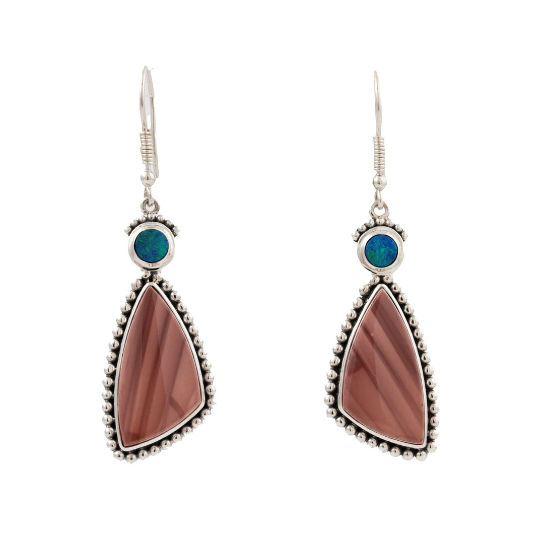 Jasper X Opal Dangle Earring - Kingdom Jewelry