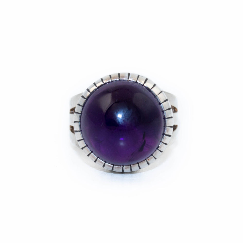 Juicy Round Amethyst Ring - Kingdom Jewelry