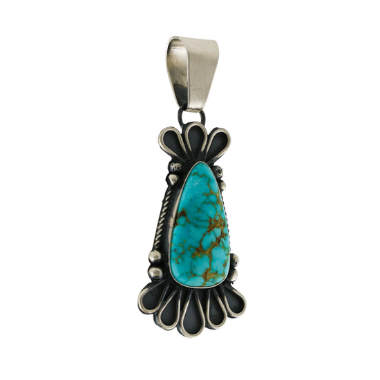 Kingman Turquoise Navajo Pendant - Kingdom Jewelry