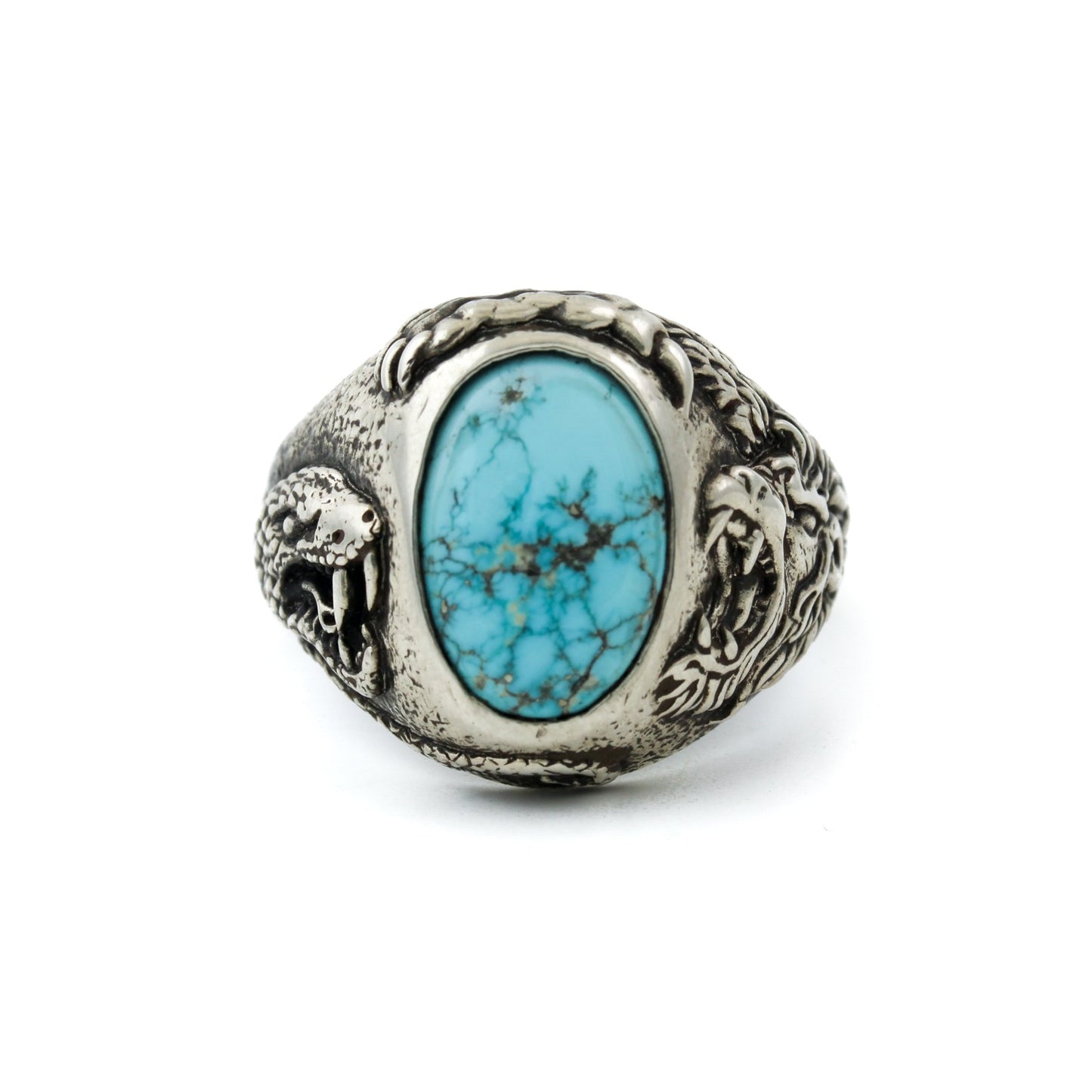 Kingman Turquoise "Venatio" Ring - Kingdom Jewelry