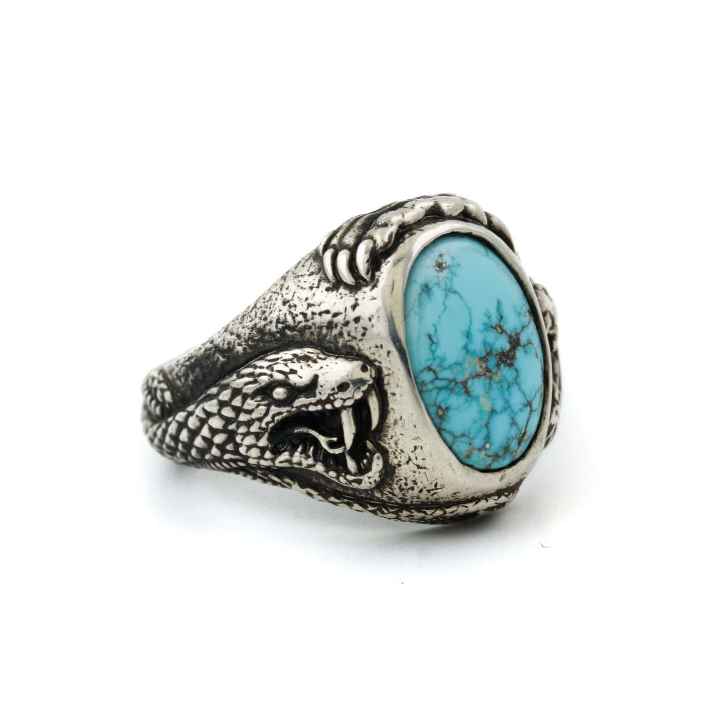 Kingman Turquoise "Venatio" Ring - Kingdom Jewelry