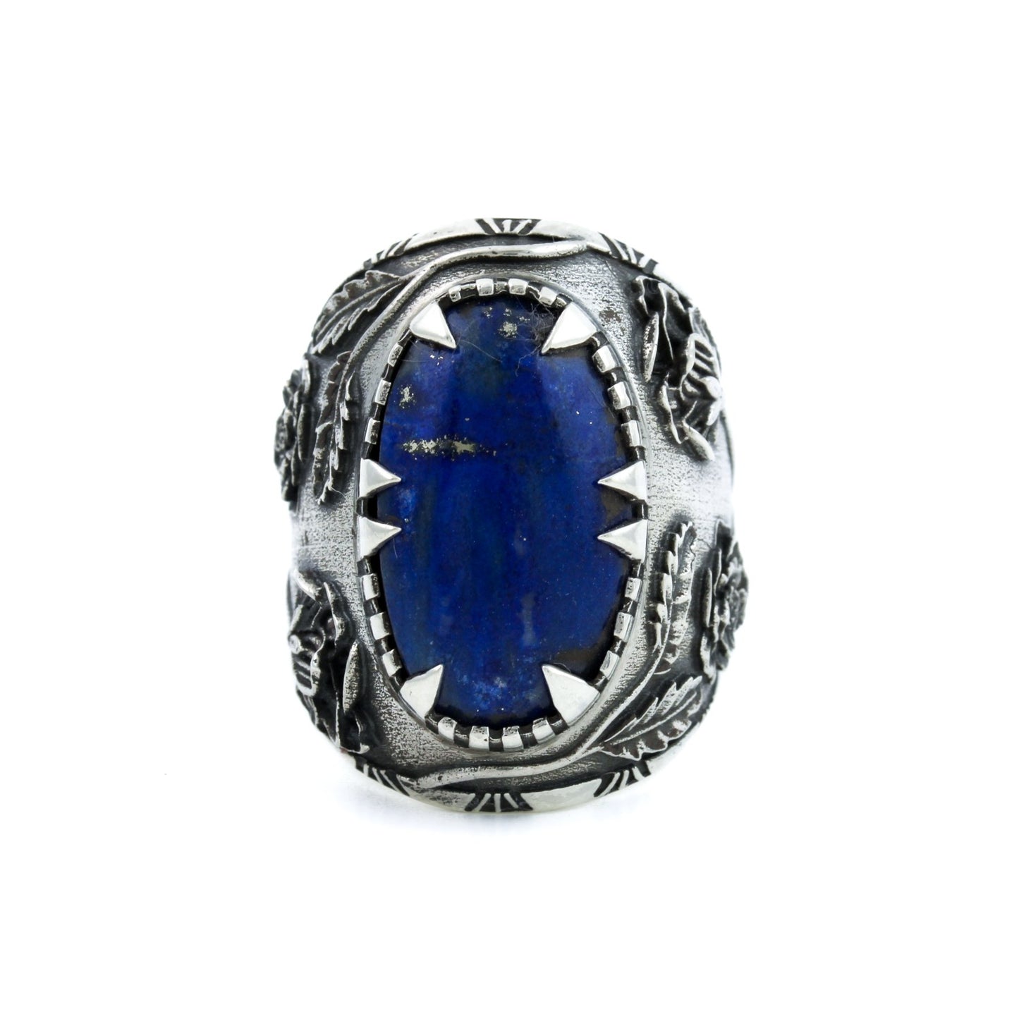 Kiss From The Rose Lapis Lazuli Ring - Kingdom Jewelry