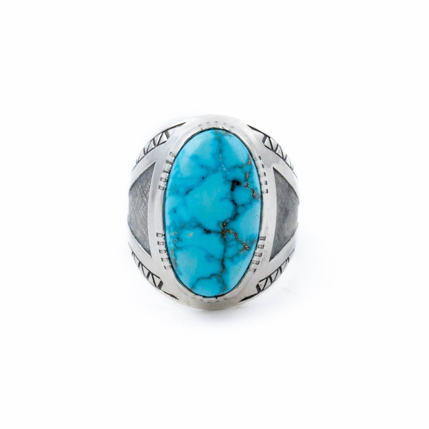 Lambda Egyptian Turquoise Ring - Kingdom Jewelry